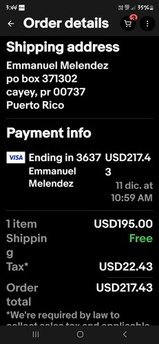 Item photo(s) from verified buyer