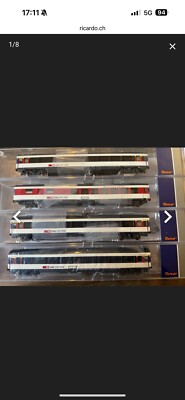 Roco Ho 4 Voitures Voyageurs Apm SBB CFF FFS Dc Neuves
