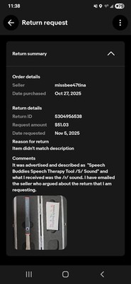 Item photo(s) from verified buyer