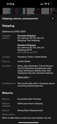 Item photo(s) from verified buyer