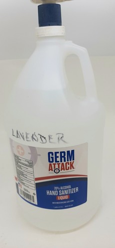 Hand Sanitizing Liquid- Lavender Scented & Naturally Enriched With  Aloe Vera