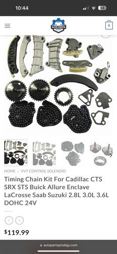 Auto Parts Prodigy APP9-0753S Timing Chain Kit for Cadillac Buick Saab Suzuki