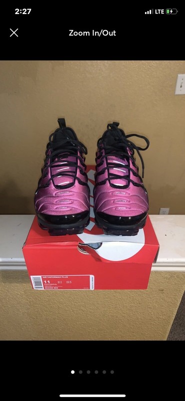 air vapormax plus geometric obsidian laser orange