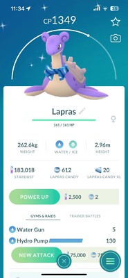 Pokemon Go Shiny Lapras With Bow Tradè