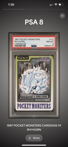Rhyhorn PSA 8