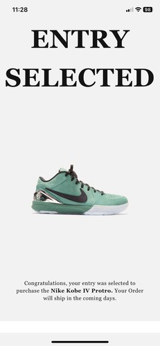 Pre-owned Kobe 4 Protro Girl Dad Fq3545-300 Men's Size 6.5 In Green