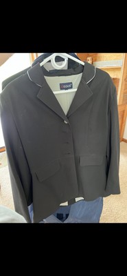 EOUS Olympia Black Dressage Horse riding coat