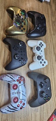 Game Console Controller Lot Of 6 Untested 