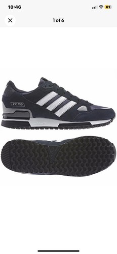 あんこ　 adidas Originals Men's ZX 750 Trainers in Grey / White