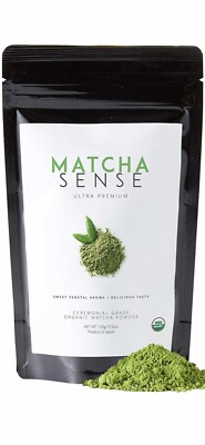 Matcha Sense - Organic Matcha Green Tea Powder Ceremonial Grade - Energy, Detox,