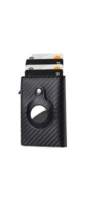 Airtag Wallet Anti Theft Multi-Functional RFID Card Holder Mens Leather Slim