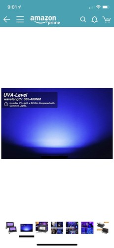 Onforu 15 Watt UV Black Light Flood Light Pack Of 2.   (J150)
