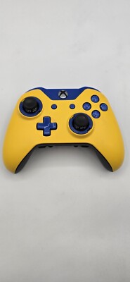 SCUF Infinity 1 Xbox One PC Wireless Controller - Yellow/Blue Tested See Notes