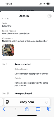 Item photo(s) from verified buyer