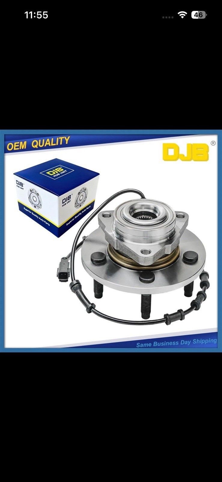 Front Wheel Hub Wheel Bearing for 2002-2005 Dodge Ram 1500 w/ ABS 5 Lugs