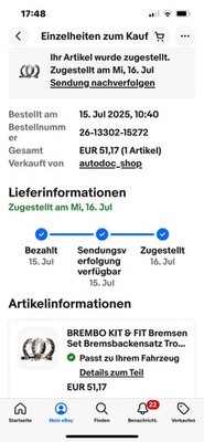 Artikelfoto(s) von einem verifizierten Käufer
