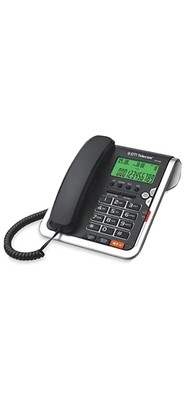 DTI Telecom Caller ID Speaker Phone DTP1200 Deluxe Desktop With Lock, black.