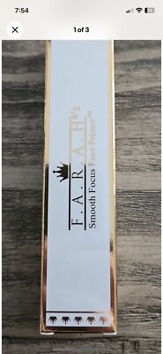 F.A.R.A.H FARAH Smooth Focus Face Primer 30 ml NEW in Box