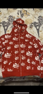 Y2K Graphic Full Zip Hoodie Supreme Off White vlone Hell Star