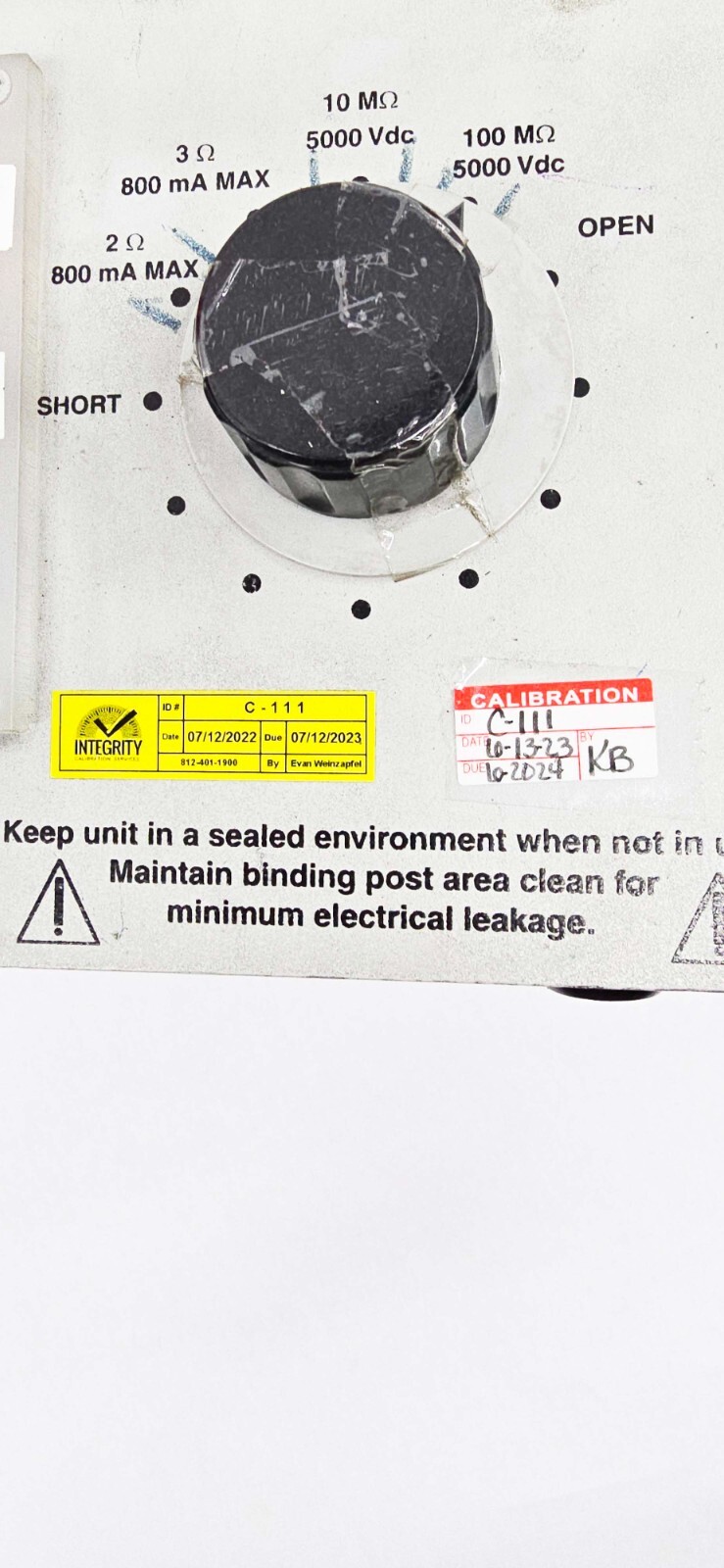 IET VRS-100 SERIES HIGH RESISTANCE STANDARDS VRS-100-4-2