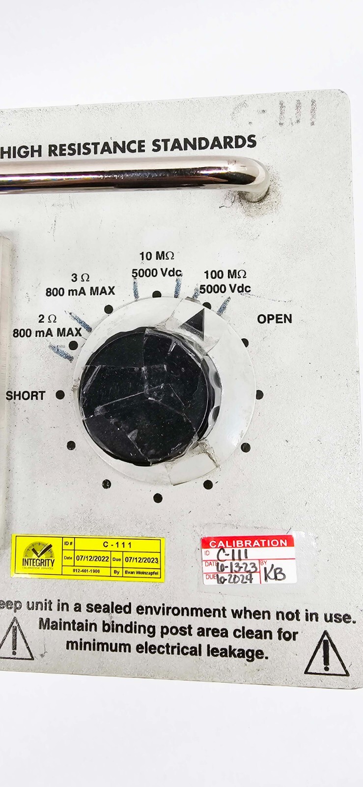 IET VRS-100 SERIES HIGH RESISTANCE STANDARDS VRS-100-4-2