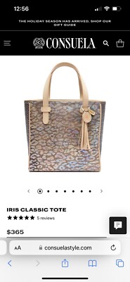 NWT New Consuela Iris Chica Classic Tote