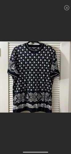 Dolce & Gabbana BLACK SILK T-SHIRT シルク Tシャツ シンプル Silk T-shirt with logo in Black for Men | Dolce&Gabbana®