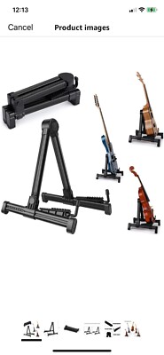 Portable Guitar Floor Stand with Non-slip Silicone - Multiple Available