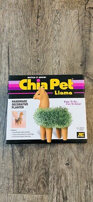 Chia Pet Llama Handmade Decorative Planter Watch it Grow! Fun and Easy to Do NIB
