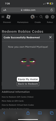 ROBLOX Series 12 MERMAID MYSTIQUE Face! Toy Code ONLY! - (FAST DELIVERY ...