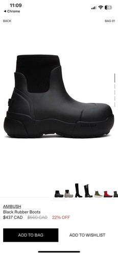 【Ambush】 Rubber Boots Sn99（送料込み） $_12.JPG?set_id=880000500F