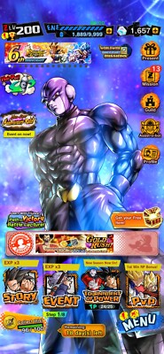 dragon ball legends ul hit + ul rose w/ fusion gogeta