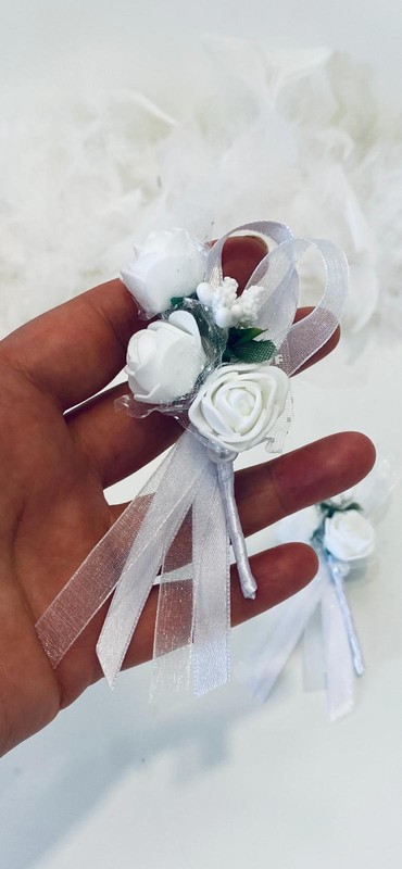 Blumen Anstecker WeiÃ BrÃ¤Utigamanstecker Hochzeit Yaka Ignesi Cicegi DÃ¼GÃ¼N Damat