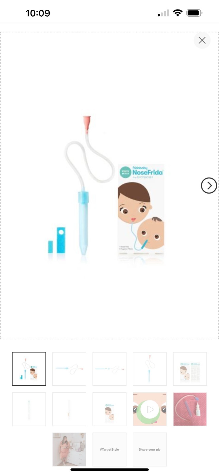 LOT of 6 / New Fridababy Nose Frida Snot sucker  - 