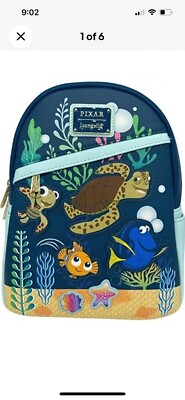Loungefly - Finding Nemo - Crush Surf's Up Mini Backpack Bag -20th  Anniversary
