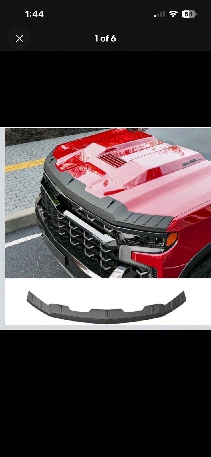Hood Protector Compatible with 2019-2026 Chevy Silverado 1500 Hood Deflector TPE