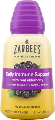 Zarbee's Daily Immune Support High Concentrate Liquid Elderberry 10/2025