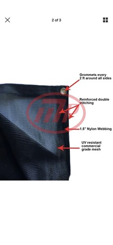 Tennis Court Wind Screen - 12' x 28’ AMN-TM-B1228