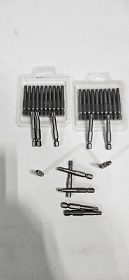 T27 Security Torx Bit 1/4'' Hex Shank 2'' Long Tamper Resistant Star Bit Impact