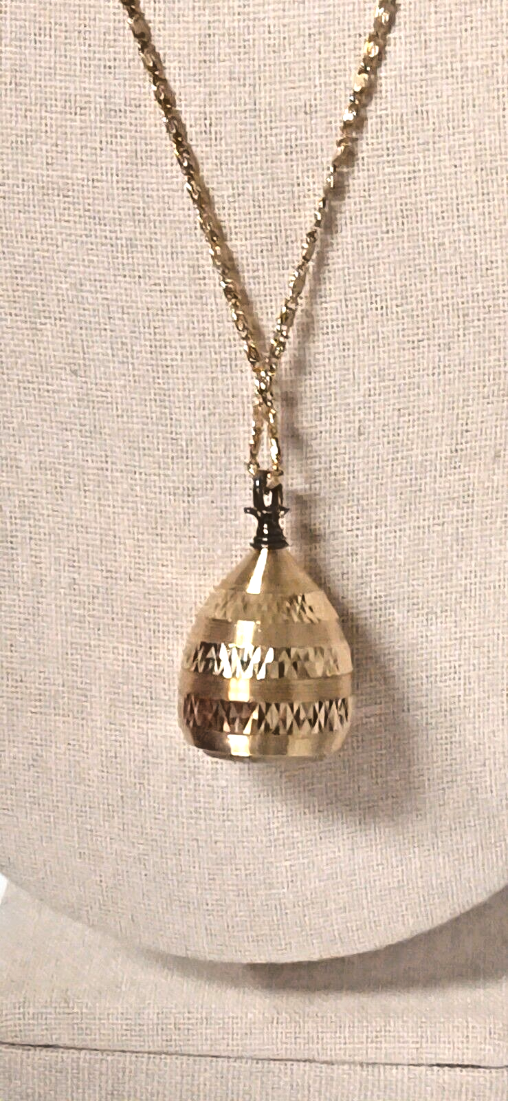 セイコー 17ジュエル マニュアルネックレス Vintage Gold Tone 17 jewel Seiko Green Dial Pendant Necklace