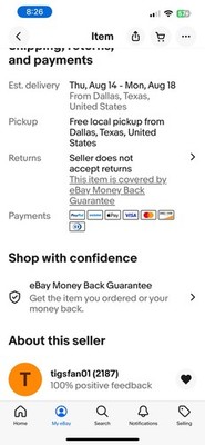 Item photo(s) from verified buyer