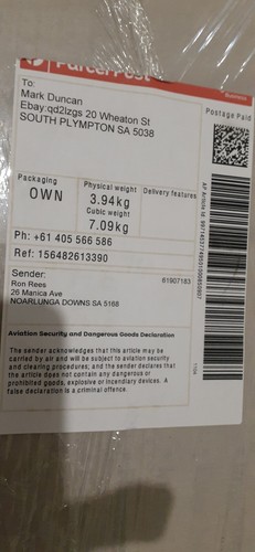 Item photo(s) from verified buyer