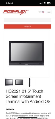 Posiflex 21.5  HC2021 Touch Screen Infotainment Terminal With Android OS
