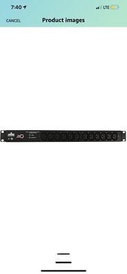 Leviton P1042-10L Vertical Power Distribution Unit 120 Volt 20 Amp NEMA L5-20