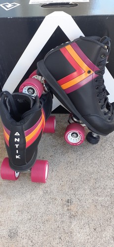 New  Riedell Quad Roller Skates Antik Skyhawk Indoor Men's Size 5 fits Women's 6