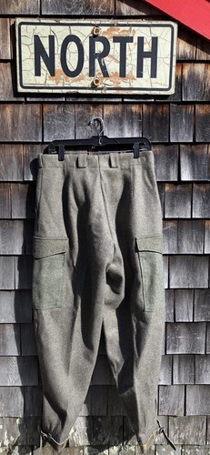 ORNKLADER Military Heavy Wool Cargo Pants Hunting Winter Fishing Pants 30 7