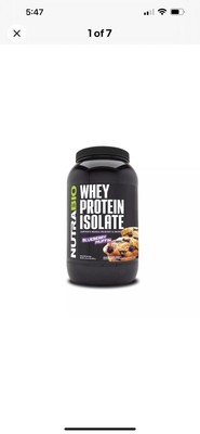 NutraBio Whey Protein Isolate 25g of Protein Per Scoop. Best Tasting Protein!