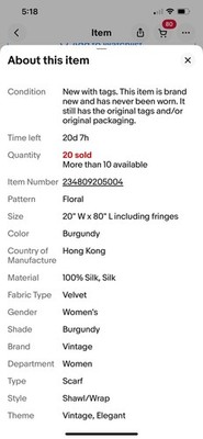 Item photo(s) from verified buyer