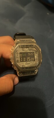 Casio G-Shock Black Resin Strap Men Watch DW-5600SKC-1DR Original New