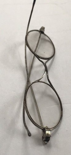 Antique French Oval Reading Eyeglasses Readers Wire Rim France Opera Style